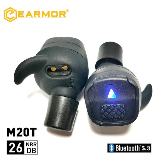EARMOR M20T Bluetooth BT5.3 Earplugs Hearing Protection IPSC Shooting Ear Plugs - 2023 New