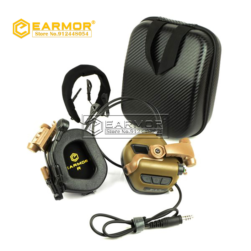 EARMOR M32X-Mark3 MilPro RAC Headset Military Standard Hearing Protection -  Foliage Green – EARMOR STORE