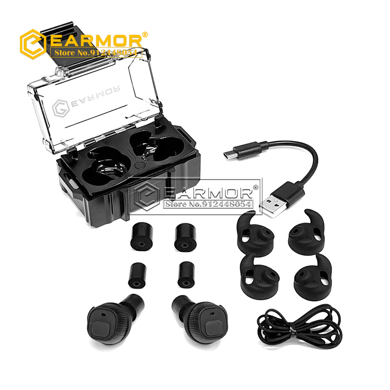 EARMOR M20 Electronic Earplug In Ear Hearing Protector IPSC